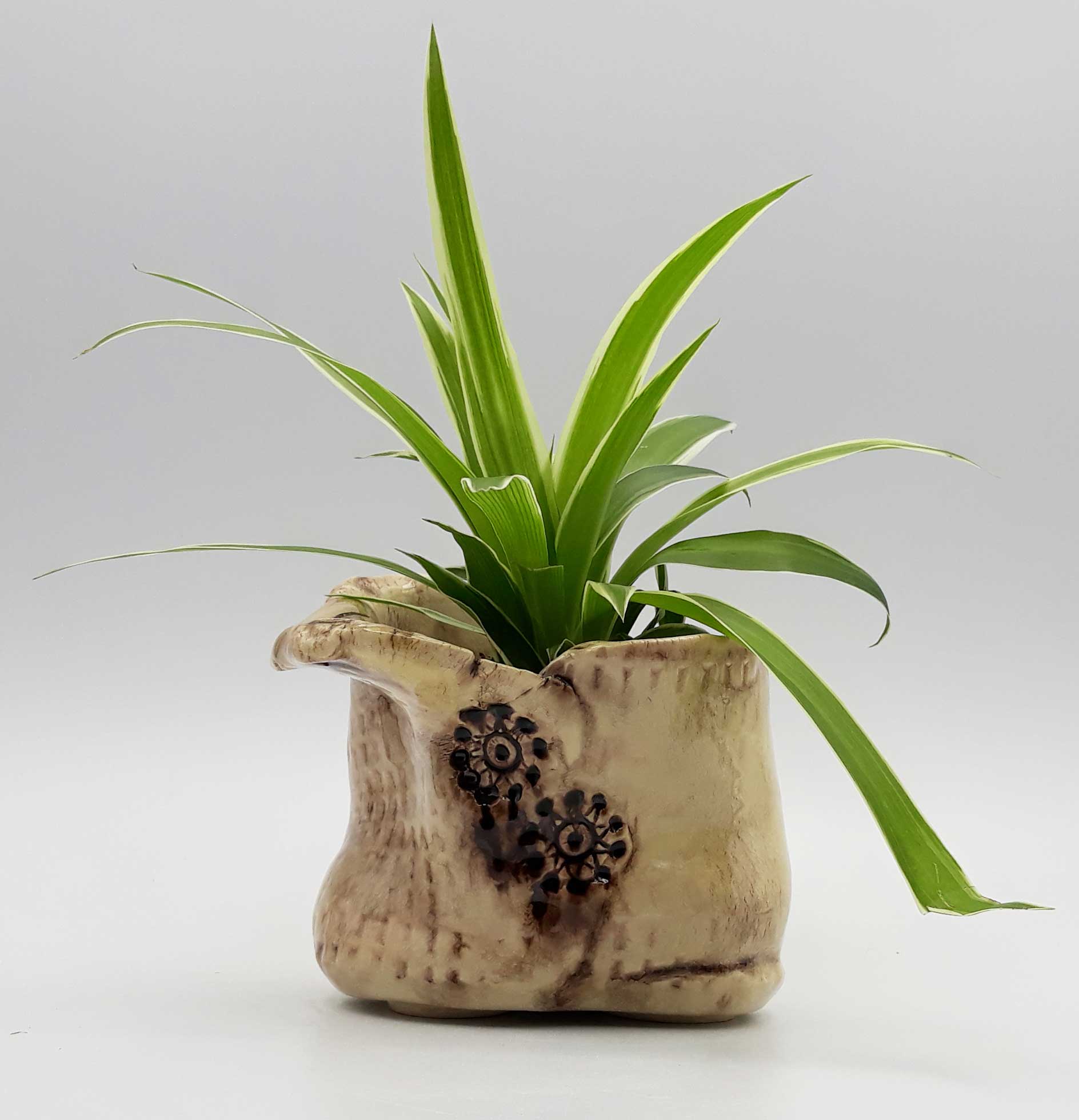 Sada kvetináčov prírodných 2