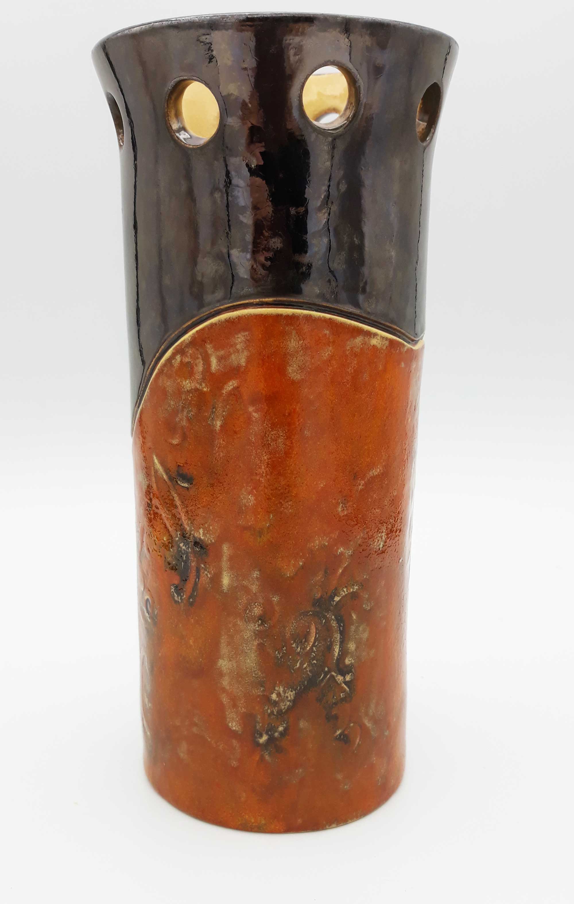 Váza antická oranžová 2