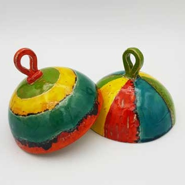 Držiak na lojovú guľu pre vtáky farebný 2