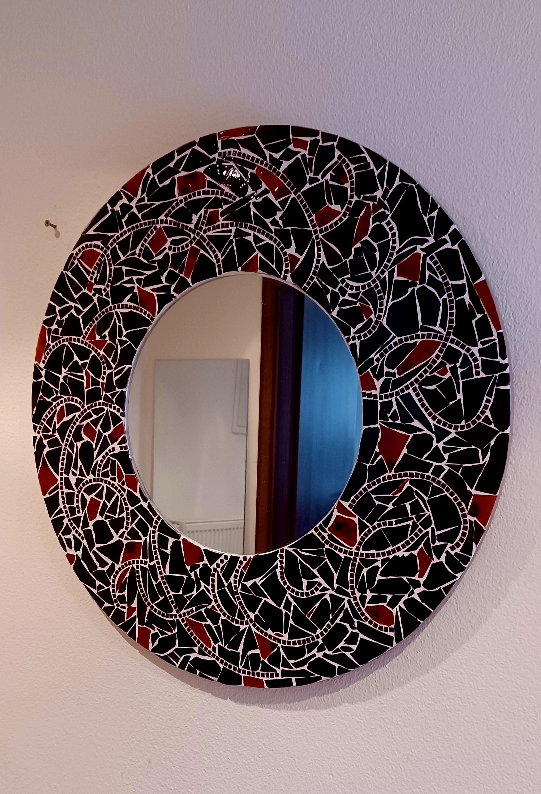 Sklenené mozaikové zrkadlo 1